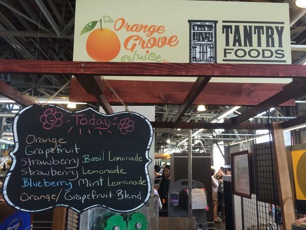 OGJuiceCo's tweet photo. We are squeezing up local strawberry lemonade today, it's selling fast, come get yours @HfxSeaportMrkt! Our menu..... http://t.co/4WZXDV3BLP