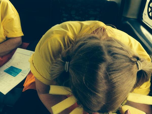 tilocke's tweet photo. Mary Barton being sick in the taxi http://t.co/J2M6zxCPb2