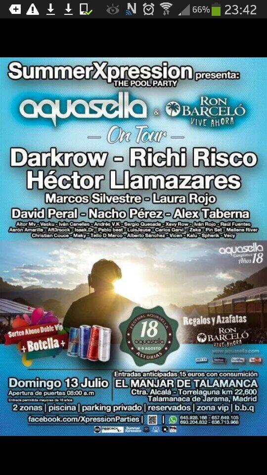 XavyRow's tweet photo. Te has quedado sin motor sound? Dont worry! @SummerXpression te facilita fieston asegurado! @AquasellaFest http://t.co/wR5eS46B3U
