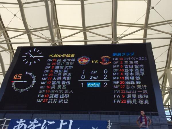 ベガルタ仙台対奈良クラブ 天皇杯2回戦 13ページ目 Togetter