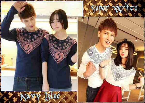 Couple lebaran 85rb •Spandek cewek L besar cowok XL
