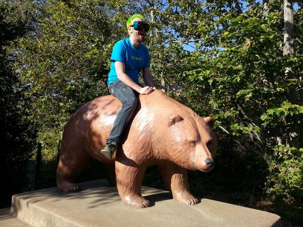 InTheNameOfSci's tweet photo. #RCRLA research concludes this was not a real bear #slightlydisappointedbutthisisprobablyforthebetter http://t.co/73v3Pa515o