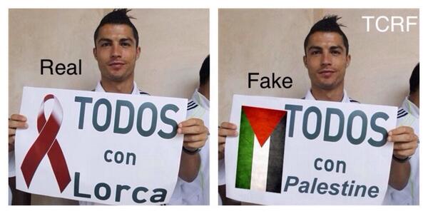 Cristiano Ronaldo Palestine