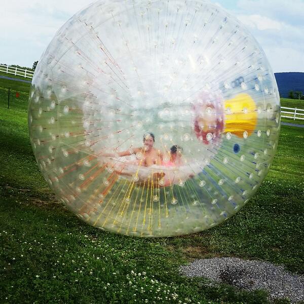 HoweCaverns1929's tweet photo. It's a gorgeous day to try out our H2OGO Ball! http://t.co/owwi8WfZdD