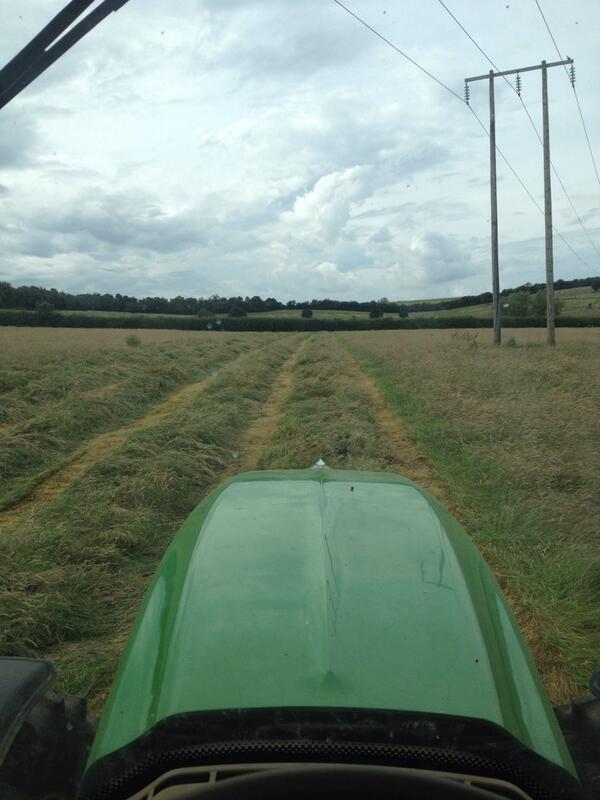 Hoodster42's tweet image. Had a call up to do some mowing this morning. Not been at the controls for a while. Enjoyed it but #wrongcolour