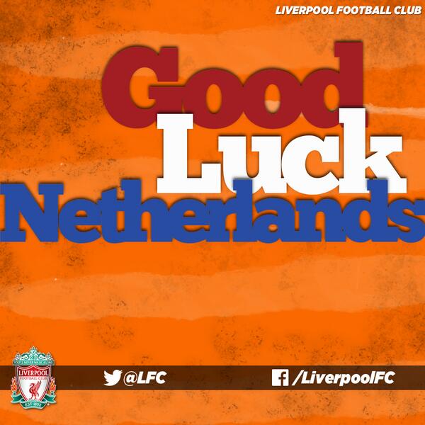 Who are #LFC fans supporting in the #WorldCup third place play-off? Retweet if you want #NED to win...