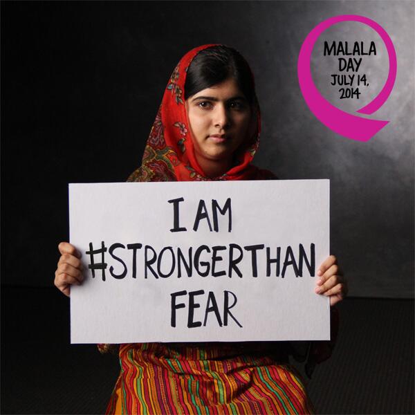 Together we are #StrongerThan fear, violence &amp; poverty uni.cf/GS14 <a href="/malalafund/">Malala Fund</a> #GirlSummit