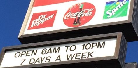 Sorry for the delay!  I stopped for a refreshing beverage... Sure is warm today!