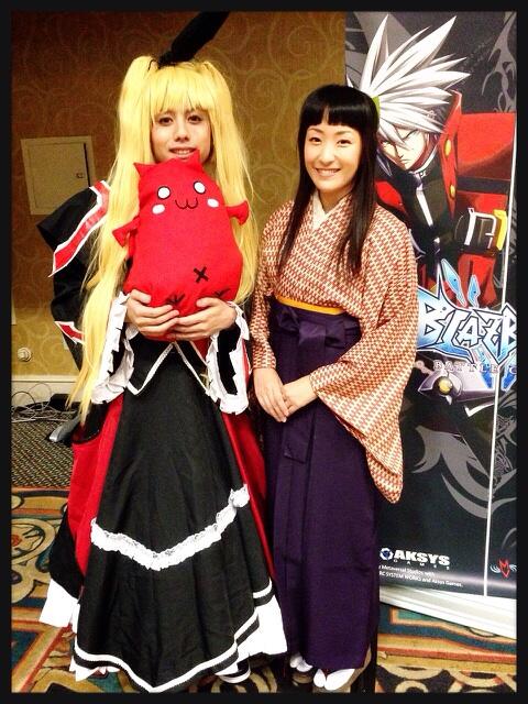 植田佳奈 ツジチェルと一緒 Blazblue Http T Co 0mrhxgbu6c