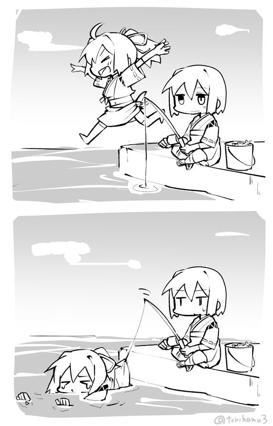 夏だ!海だッ! #伊勢日向版深夜の真剣お絵描き60分一本勝負 