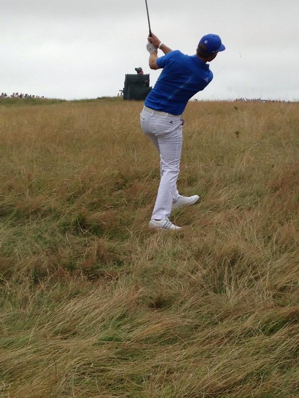 TheOpenLive's tweet image. RADIO: @DJohnsonPGA playing his approach shot into 11