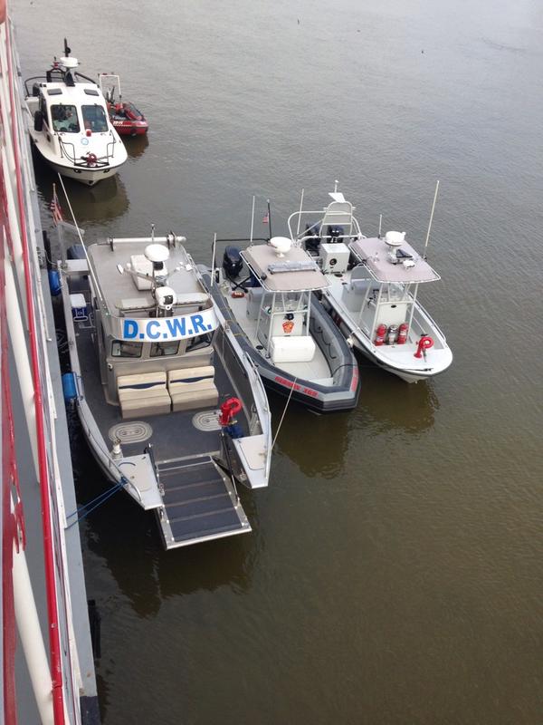 On the river with Area Maritime Security Committee for training