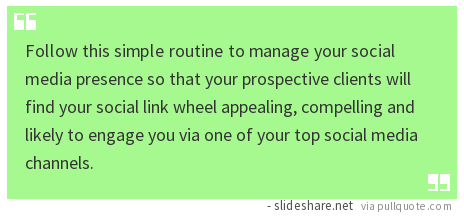 FerreeMoney's tweet photo. How to Manage Your Social Media Presence from Slideshare http://t.co/HovIDXmYYn http://t.co/6qYzv3M344
