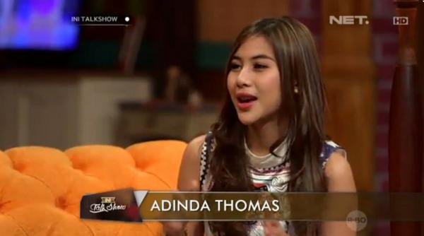 Adindathomass's tweet photo. 💋 RT“@netmedia_info: Wow ada @Adindathomass datang @Ini_Talkshow #IniTalkshowNET http://t.co/DEya1Od9I7”