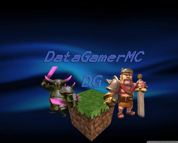DataGamerMC's tweet image. my coming youtube banner and profil pics
