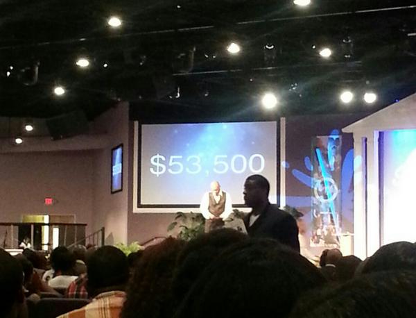 Only at the Mount!!!!! Our church gave over $54,000 to 2 homeless single moms!!! God is so good