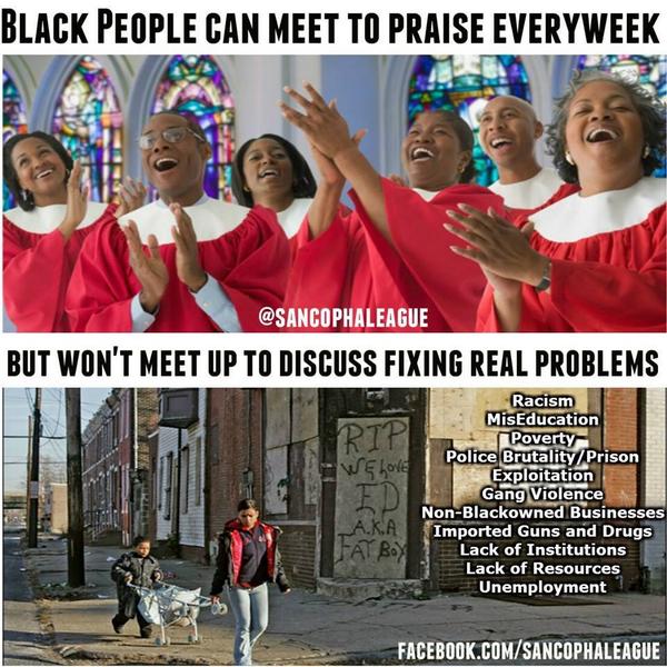 AtheistBlkChic's tweet photo. #BlackTwitter #fixingchicago #BlackJesus #blackchurch http://t.co/neE3OeewJt