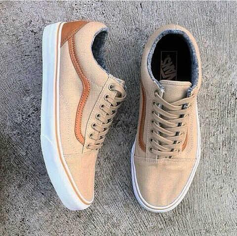 vans old skool c&l washed khaki