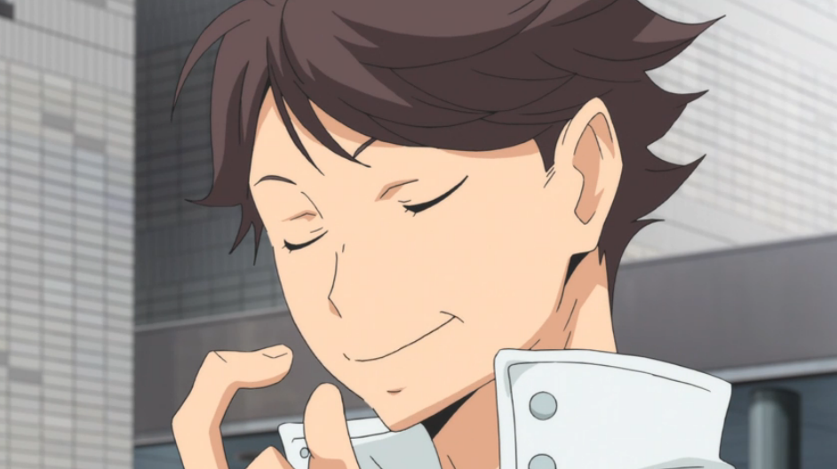 I loved how Oikawa was during the match... 