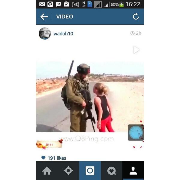 Subhanallah bgtu berani dan lantang seorang gadis kecil palestina menghardik tentara israel yg biadab laknatullah