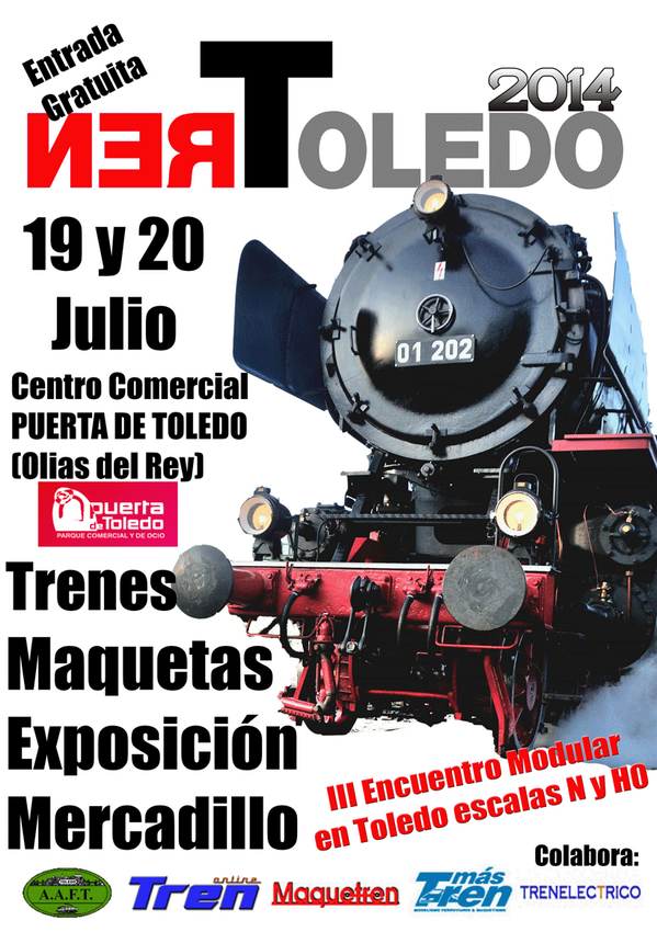 AAFToledo's tweet photo. Toledotren 2014 en CC Puerta de Toledo en Olias del Rey. Sabado 19 10:00-20:00 y Domingo 20 10:00-14:00 http://t.co/Kqrx1bNmPi