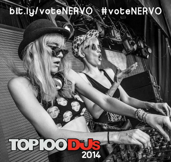 <a href="/nervomusic/">NERVO</a> this is the new icon for #DJMAGTOP100 #VOTENERVO . Made by <a href="/nervo_safrica/">NERVO South Africa</a> .
