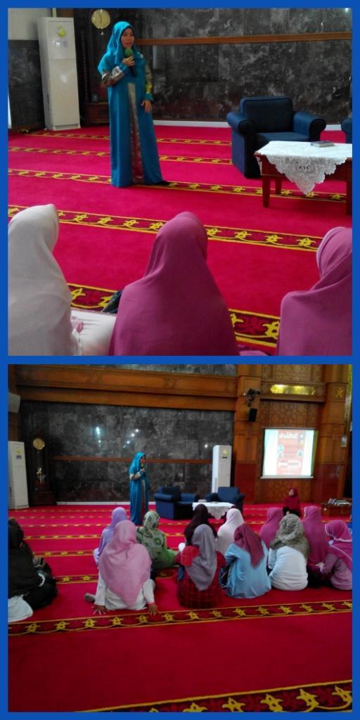 SPJ_Depok's tweet photo. Sesi ustadzah ela mansur adiknya ustaz yusuf mansur di #ShalihatNgabuburit @pedulijilbab http://t.co/4PT6NrGKen