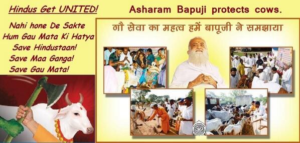 asharamjibapu_'s tweet photo. गौरक्षा
गौसेवा
गौसंवर्धन

Asaram Bapuji ने हमेशा अपने भक्तों को "गौ महिमा" की यह त्रि-सूत्री सिखाई!
#BanCowSlaughter http://t.co/5ecTs4lm78