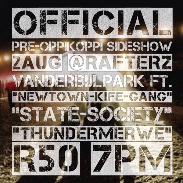 Amped Pre-Oppikoppi Sideshow 2Aug Rafterz with <a href="/Statesociety1/">State Society</a> <a href="/NKG_band/">Newtown KNIFE Gang</a> @UpComingCurrent @Mix938FM <a href="/LW_Mag/">LW Mag</a> <a href="/mktv_/">Mike & Kam❤️</a>