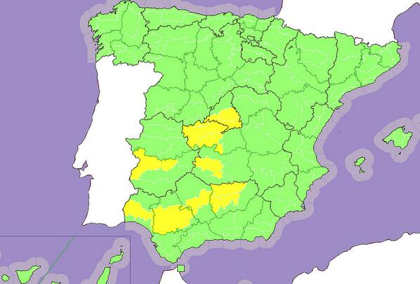 hoyextremadura's tweet photo. Activan la alerta amarilla mañana por calor en las Vegas del Guadiana http://t.co/lJPS5gYTkQ vía @hoyextremadura http://t.co/XssqFVcOH6