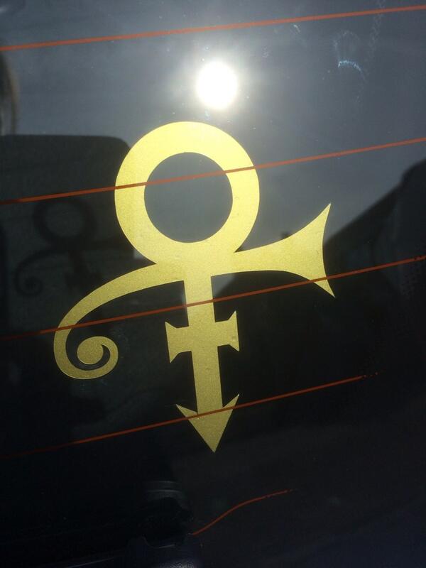 My new car sticker! <a href="/PrinceWatchUK/">Prince Watch</a> <a href="/PrincePartyUK/">Prince Party UK</a> <a href="/PrinceNewsUK/">PrinceNews</a> <a href="/3RDEYEGIRL/">3EG</a>