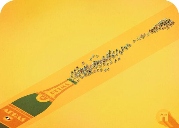 More posters from this years #tdf are up! Here's Stage 6. Check out all of them here: bit.ly/VZXEDK