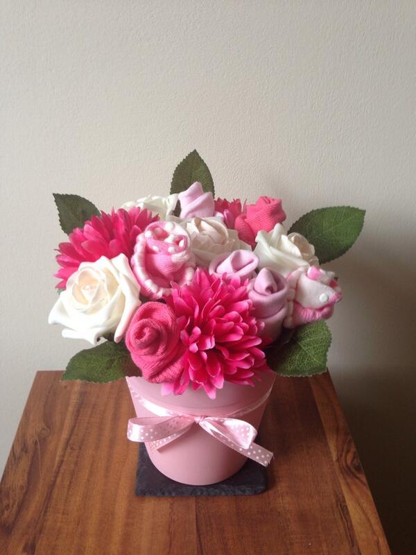 Baby sock/hat plant pot ❤