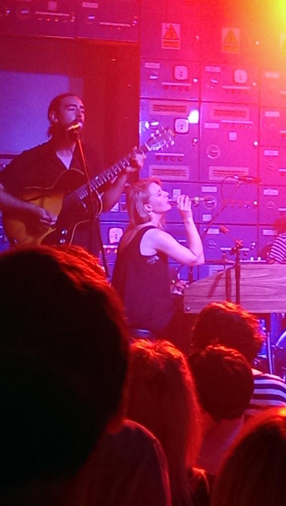 MatthewWoods86's tweet photo. Absolutely amazing gig from @SLOWCLUBHQ @thisisgorilla, need to see them again! Massive new crush @SLOWCLUBREBECCA http://t.co/15REta9KjG