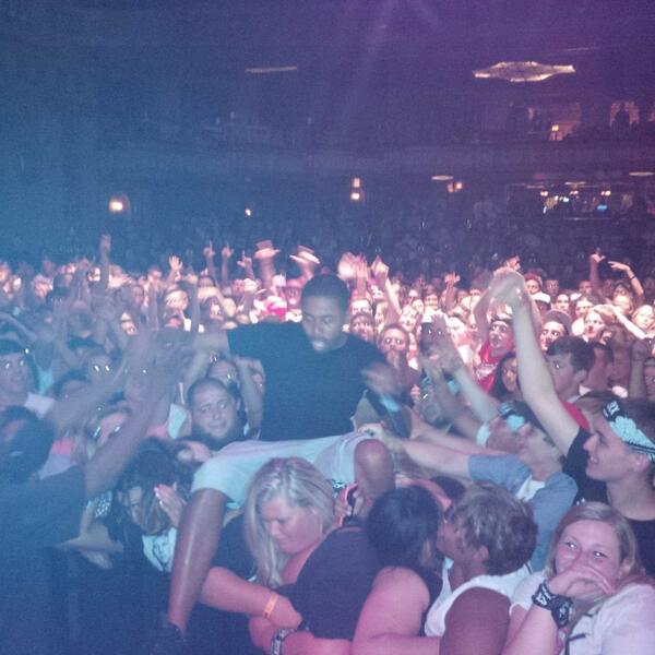 COINHANDLERS's tweet photo. Last night was mad real as @Ro_Spit crowd surfed at the Filmore.... #IVLIFE & #DetroitRubber coming soon. #SPIT #COIN http://t.co/VD7EFFBHk8