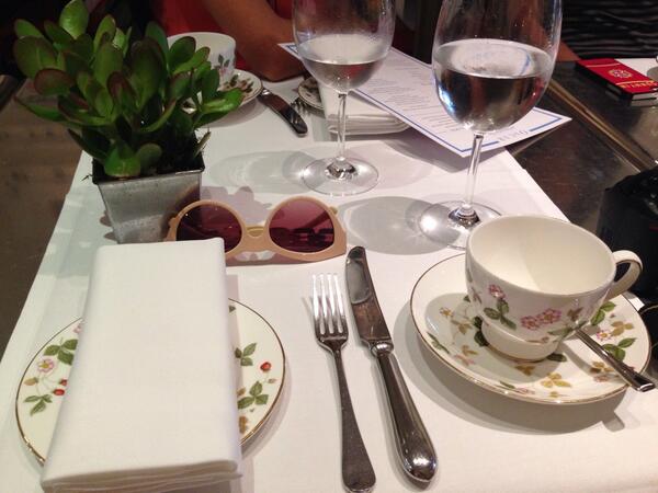 At the <a href="/Firmdale_Hotels/">Firmdale Hotels</a> Charlotte Street Hotel for #afternoonTea so pretty