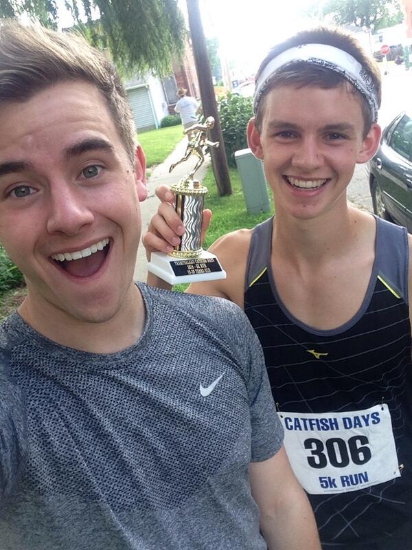 connorfranta's tweet image. 1st in his age group, 2nd overall! congrats @BrandonFranta!
