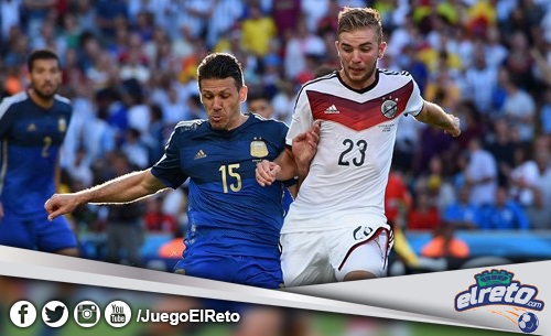 JuegoElReto's tweet photo. ¡INICIA EL TIEMPO EXTRA! #GER y #ARG en la lucha por la copa del mundo #Brasil2014 http://t.co/2W1u1e2w81