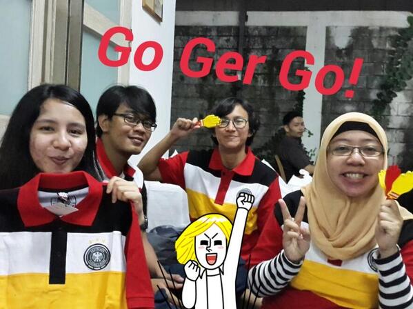 ranume's tweet photo. Go #GER go! @manifestizen dukung Jerman! #BMICGHoliday http://t.co/fEQbkmBNfN