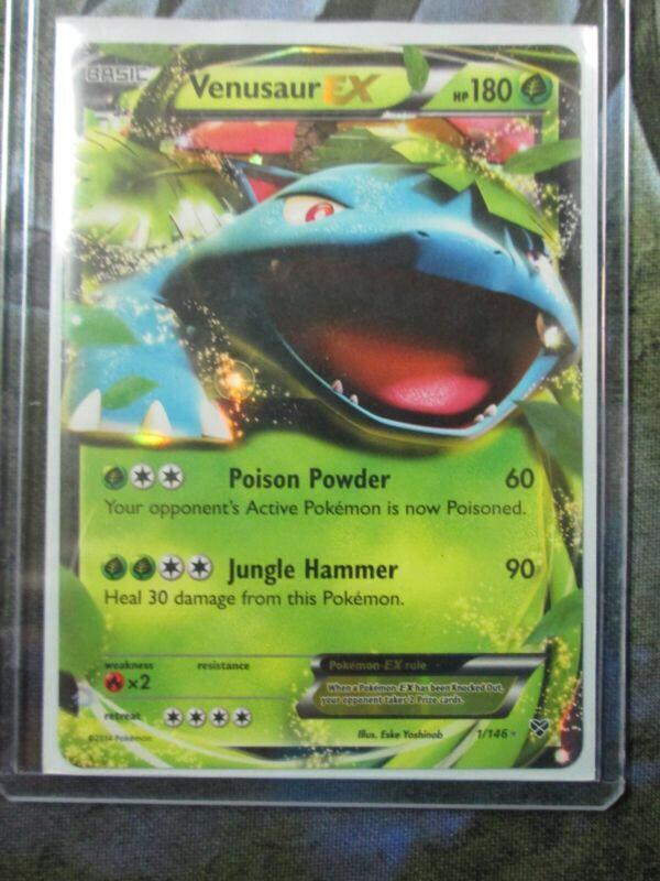 PokeCardPorn's tweet photo. http://t.co/IACCgA1GsO     Venusaur Ex card available on ebay link above!! http://t.co/noPSk2lx2m