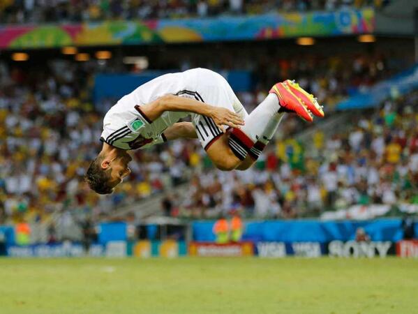 FootballFunnys's tweet photo. Miroslav Klose. What a legend. http://t.co/eA88egxACF