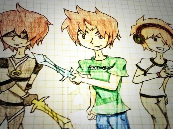 DanTdm02's tweet photo. I drew that http://t.co/p54LNmr6pt