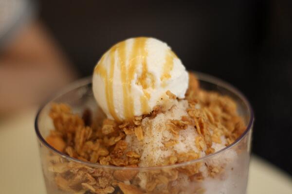 파스쿠찌 밀크티 빙수의 비쥬얼은 역시 갑이다....