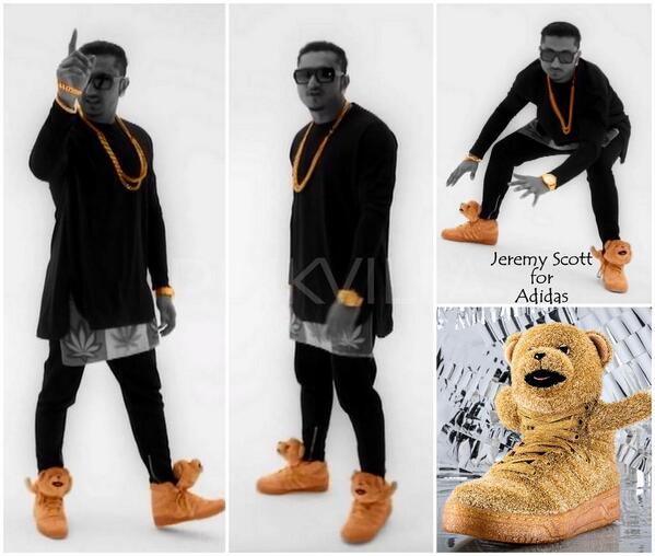توییتر \ EatTweetBlog در توییتر: «#Re Shoe Story : @asliyoyo Honey Singh's Jeremy Scott for Adidas Teddy shoes http://t.co/i2cIER3TsJ http://t.co/Ry65wVTCtP»
