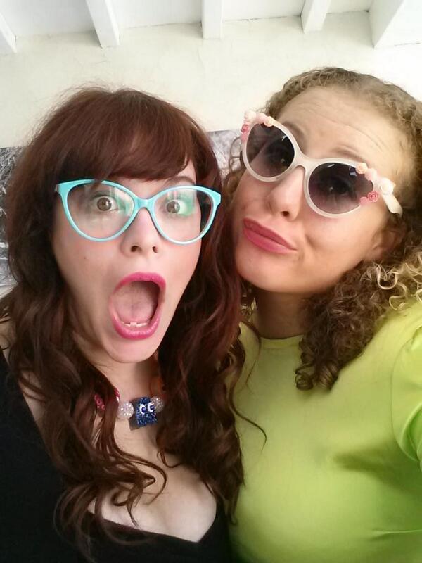 PressRewindShow's tweet image. The girls of @PressRewindShow had an amazing time this weekend at the @afterbuzztv neon party!