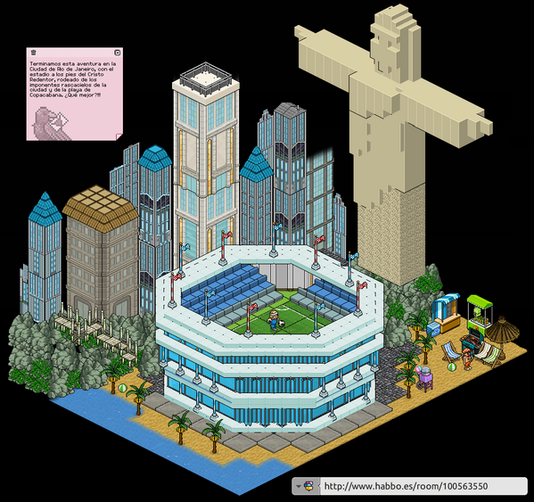 [Ganador Habbo ES] Estadio de Rio de Janeiro @HabboRakker @HabboZenda
