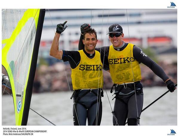 49er European Champions!! #peteandblairsailing <a href="/NZLSailingTeam/">NZL Sailing Team</a> @Int49er