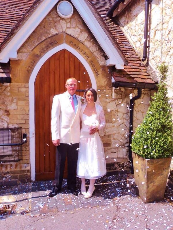 cardkeepsakes's tweet photo. I married my amazing man a few days ago and I am now the happiest lady ever. Xxx http://t.co/56askzIeEZ