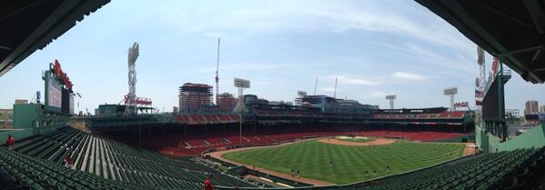 All access media pass to Futures at Fenway. Life is good. #Spinternship