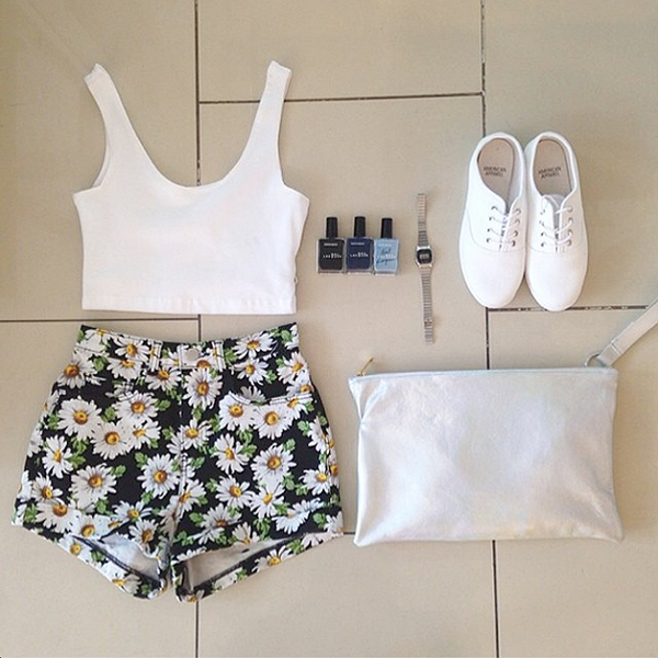 americanapparel's tweet photo. Printed high-waist shorts and summer accessories! http://t.co/IcgXNkuqaR http://t.co/N9JeEaWXG6